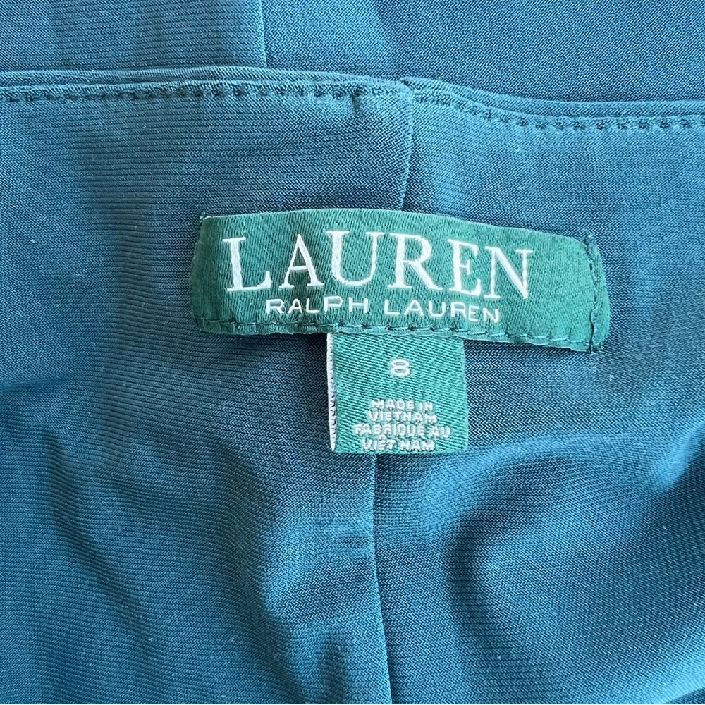 LAUREN RALPH LAUREN Cowl Neck Jersey
Dress Green Women Size 8 - Picture 8 of 9